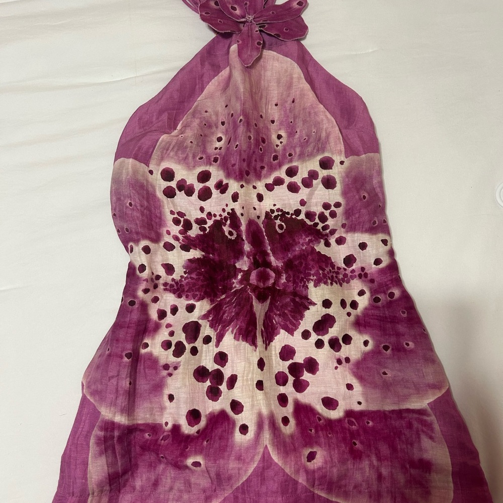 AMUR Pink orchid mini dress